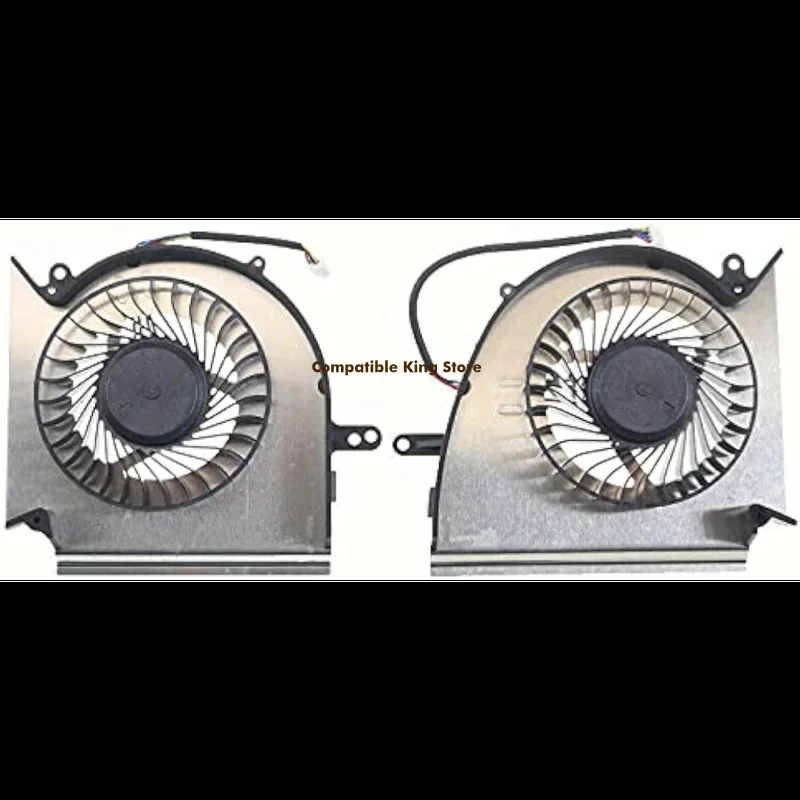 d+CPU + GPU Cooling Fan for MSI GE75 Raider GP75 GL75 Leopard MS-17E2 Set