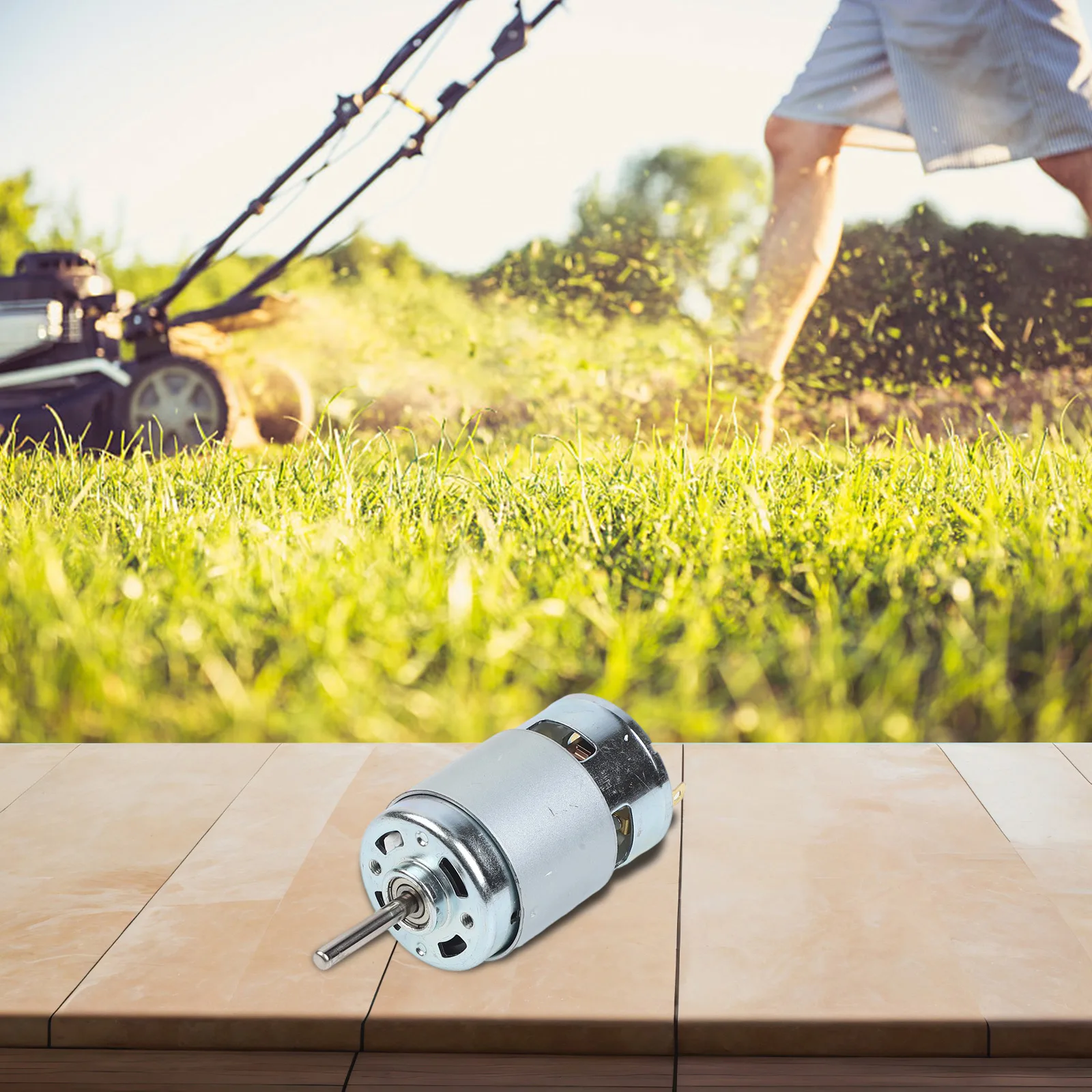 

Low Noise Motor 775 DC Motor For Lawn Mowers Versatile Voltage Compatibility Chrome-Plated Components For 24V Systems