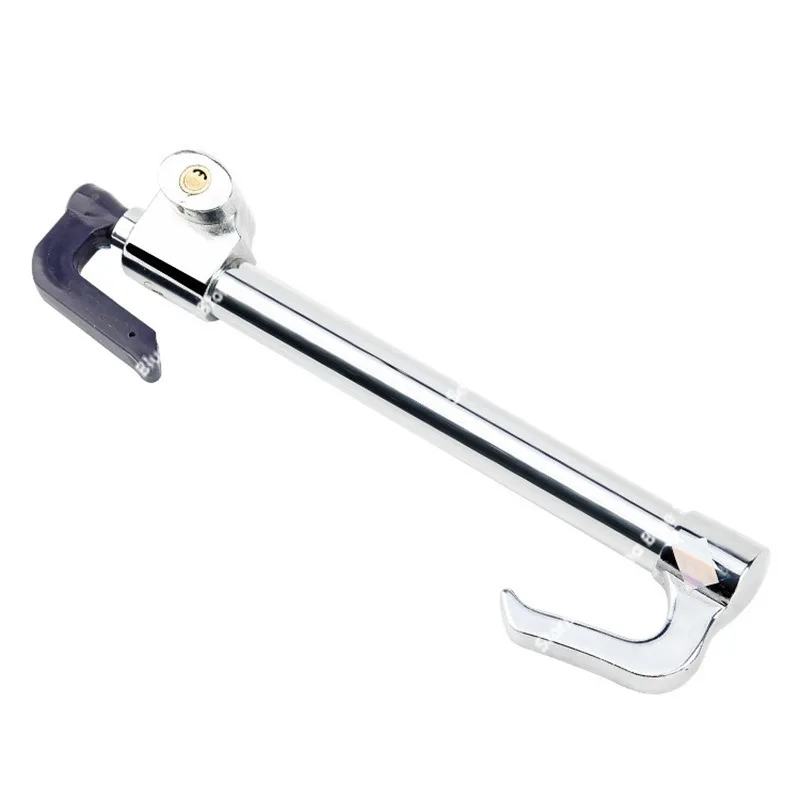 Car steering wheel lock three sections, hook type, anti-theft lock throttle, clutch lock, general car lock