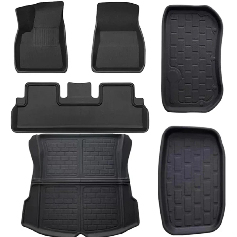 Hot Sale 6PCS All Weather Waterproof No-slip XPE Floor Mat For Model Y Car Mat