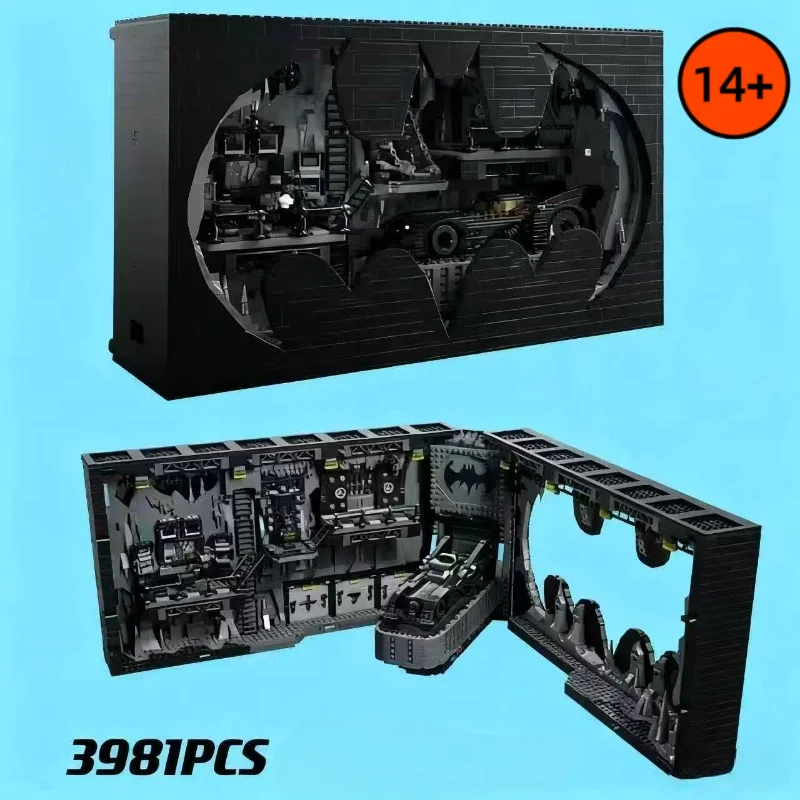 2025 NOUVEAU MOC 76252 Batcave Shadow Box Blocs de construction Classique 1989 Modèle Briques Décor À La Maison 3981 PIÈCES Jouets Cadeaux D'anniversaire De Noël