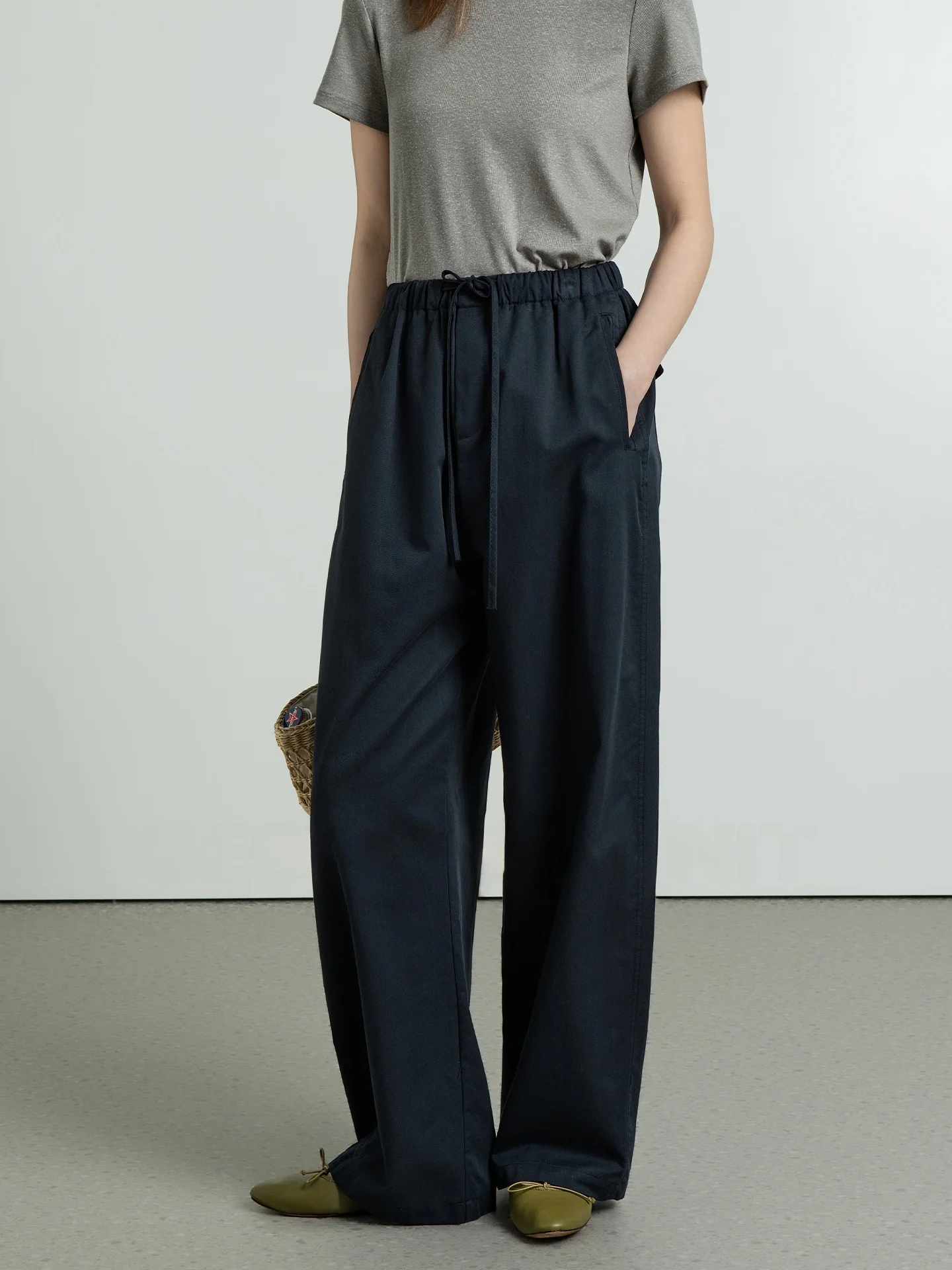 

Черные женские брюки прямого кроя с геометрическим принтом, повседневные, из смесового хлопка, удобные, дышащие, свободного кроя, для ежедневной носки