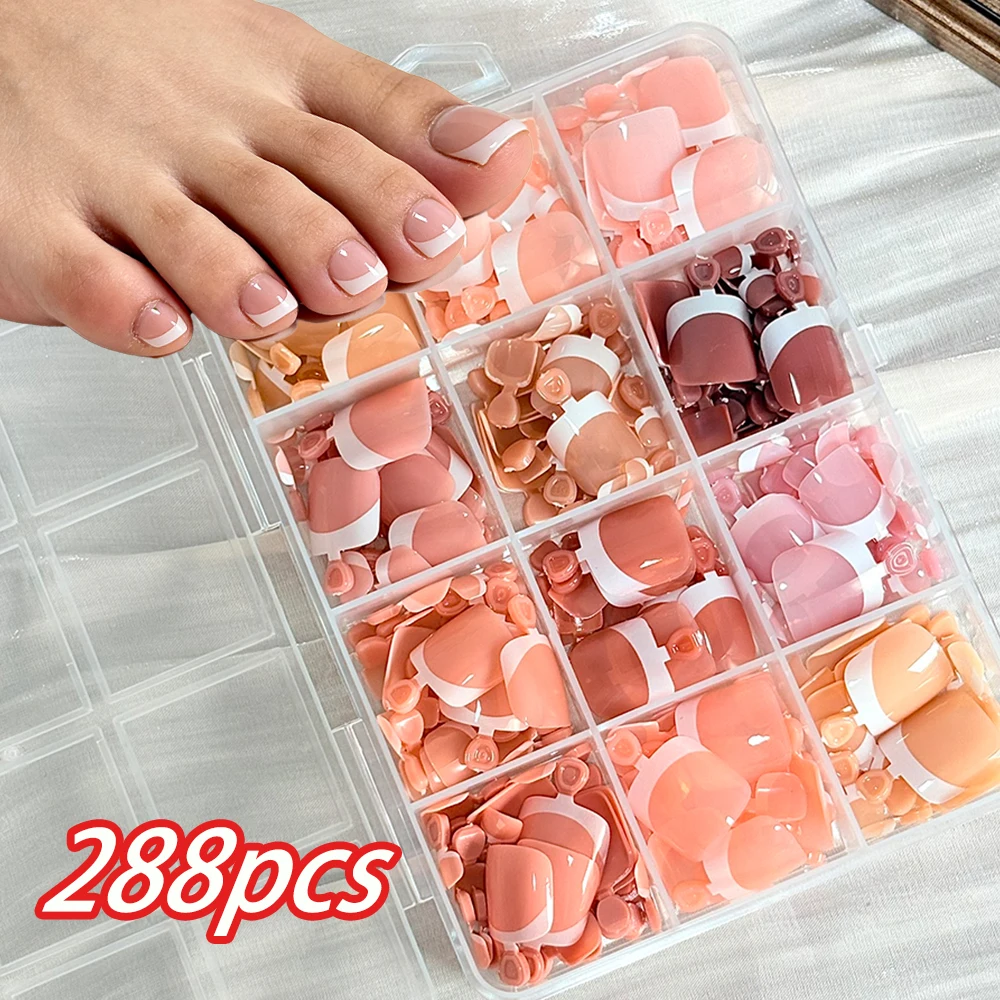 288Pcs/Box Short Sq…