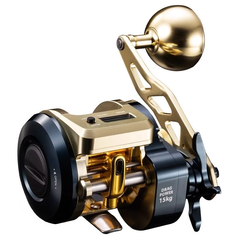 Deep sea boat fishing full metal iron plate slow roller