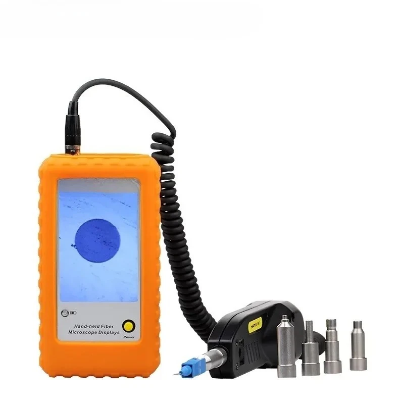 2026 hot sale genuine, fiber optic jumper end face interface detector, flange adapter, handheld magnifying glass microscope