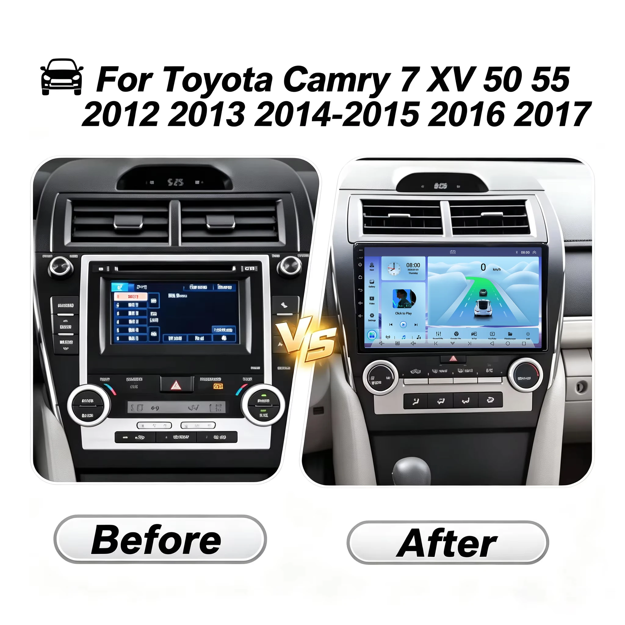 Android 16 untuk Mobil Toyota  - Car Radio Gps Navigation 10 Inch ulasan dan harga