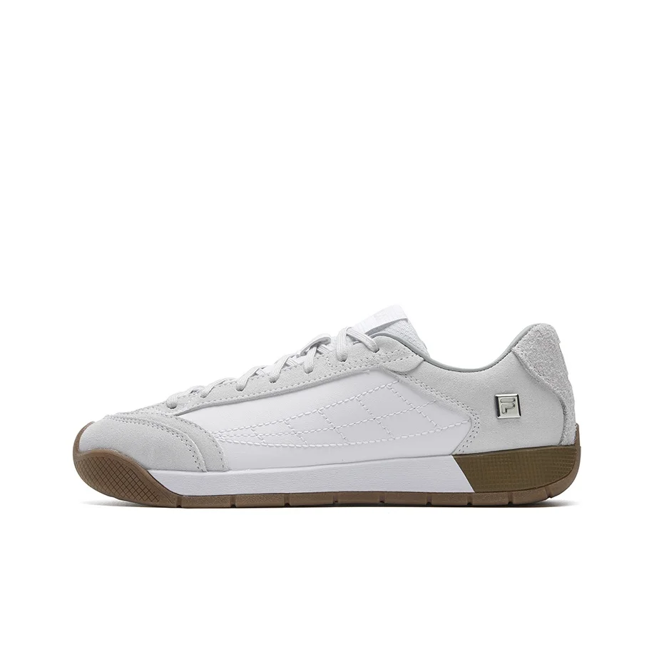 FILA TROFEO Cushioning Abrasion Resistant Coverage Lightweight Low top Tennis Shoes Women's White Gray A12W611009FWN