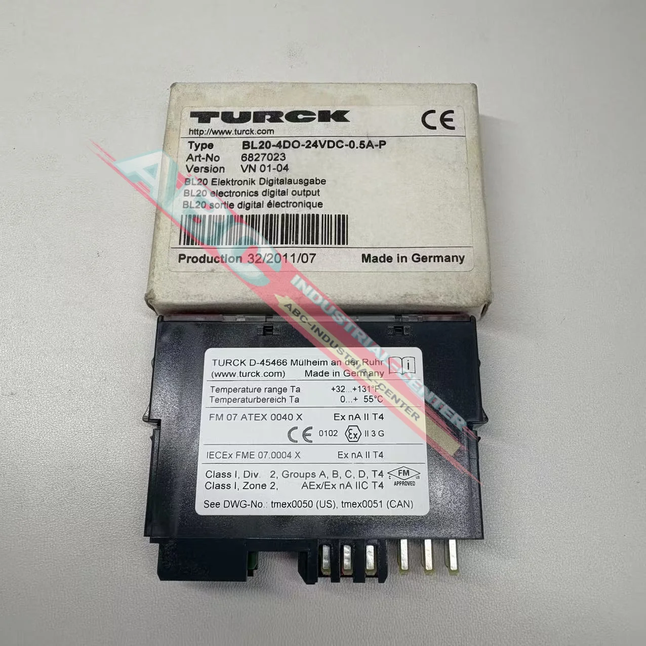 Modulo PLC BL20-4DO-24VDC-0.5A-P 6827023 nuovo in scatola