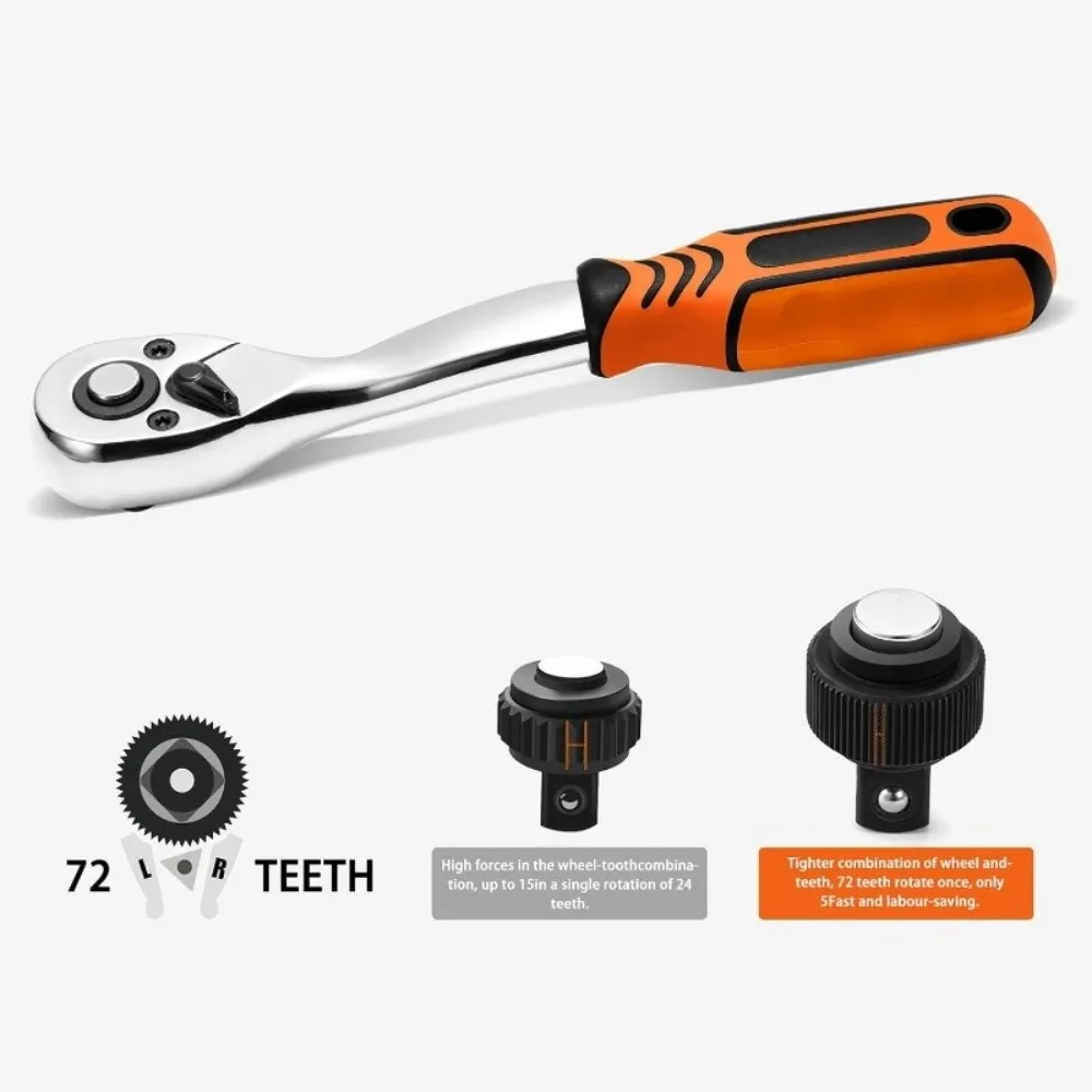 85 Pcs Multi-function Hand Tool Set Combination Set Three-layer Wrench Set Box Folding Design Repair Tool Set Mechanic Repair