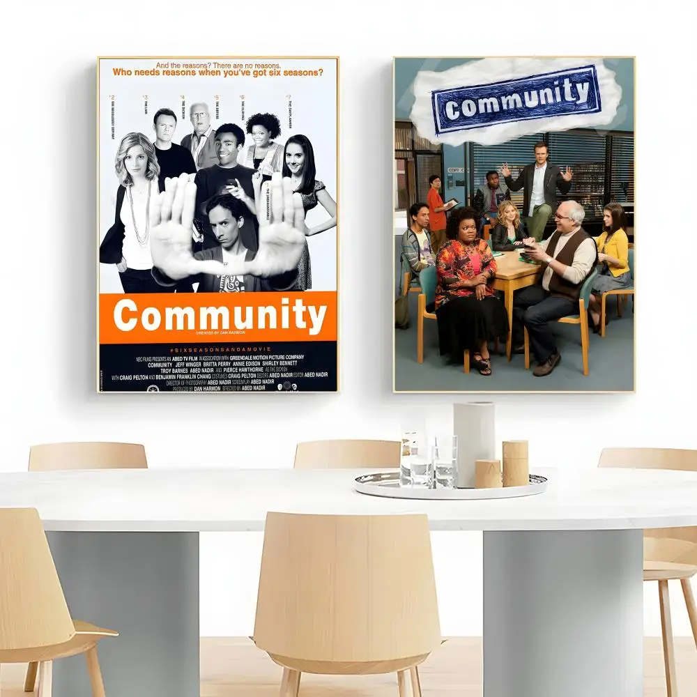 Hilarious Sitcom Community Poster Wall Art Print Decorative Mural Home Decor Gift Unframed