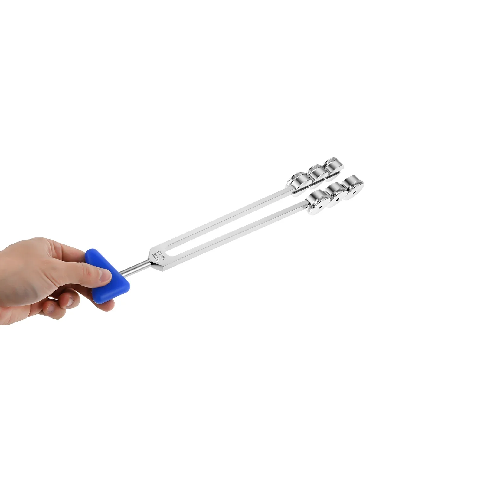 Imagem -04 - Alumínio Pesoed Turner Tool Tuning Fork Hammer Bolsa Bag Regerar Estimular Nervos Dano Alta Qualidade Otto 32 32hz 1pc