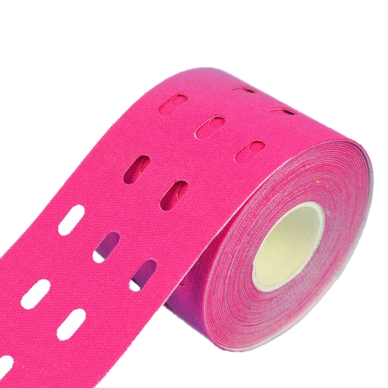 5m Waterproof Perforated Kinesiology Tape | Elastic Sports Weightlifting Tape Supports Muscles & Joints Water Drop Shipping