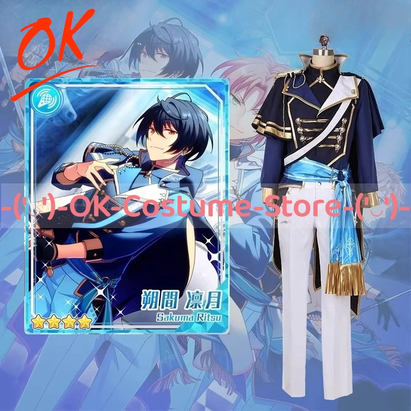 

[Customized Size] Ensemble Stars 3rd Knights Sakuma Ritsu Cosplay Costume Game Character Outfit Halloween Carnival Party Uniform