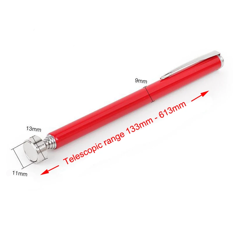 Teleskop-Magnets tift Metall bearbeitung handliche Werkzeug magnet kapazität zum Aufnehmen der Mutter Schraube verstellbarer Pickup-Stab Stick Mini-Stift