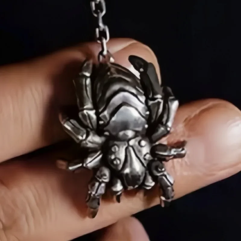 New S925 Sterling Silver Retro Vintage Personality Diablo Spider Pendant Men And Women.