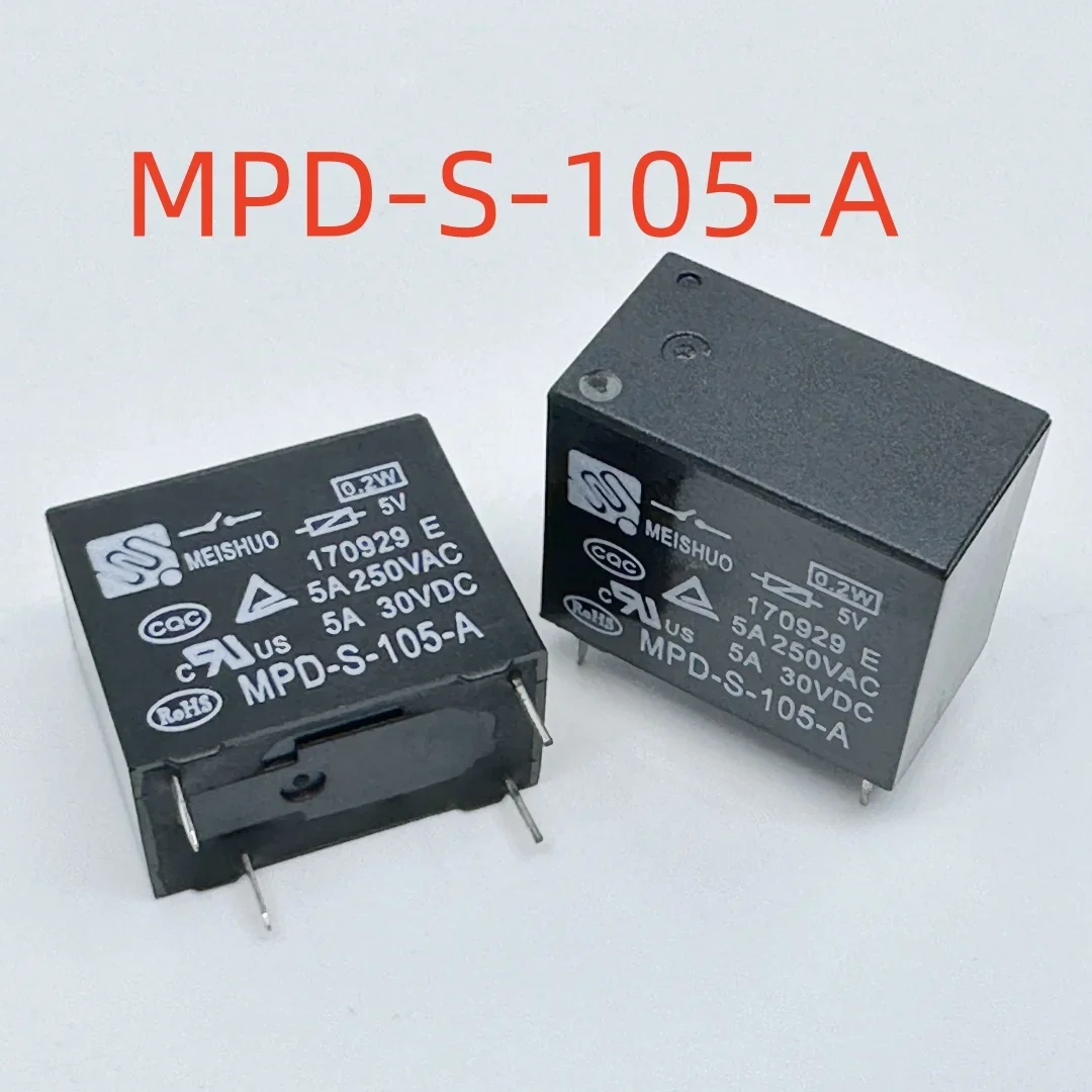 New MPD-S-112-A MPD-S-105-A MPD-S-124-A (32F-1A-5V/12V24VDC-5A/10A) Relay 4pins