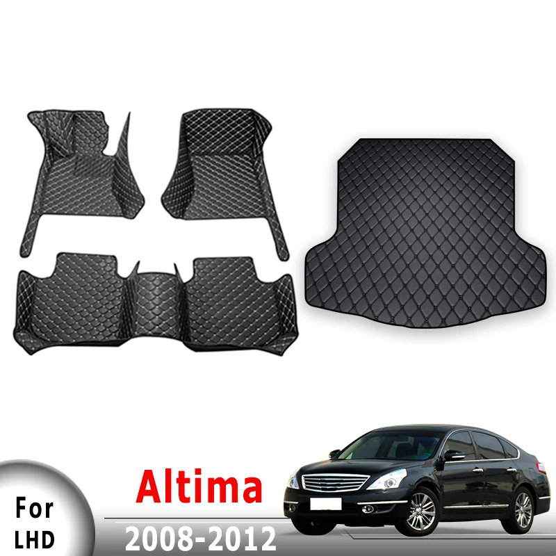 

Автомобильные коврики, ковры в багажник для Nissan Altima 2008 2009 2010 2011 2012, чехлы, товары, аксессуары для салона автомобиля, водонепроницаемые