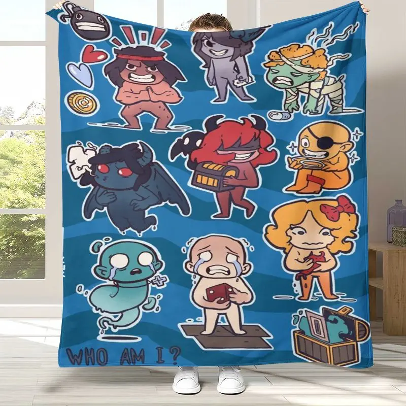 3D Game The Binding Of Isaac Soft Flannel Throw Blanket,Cozy Blanket for Bed,Sofa,Living Room,Picnic,Camping,Home Decor,Gift