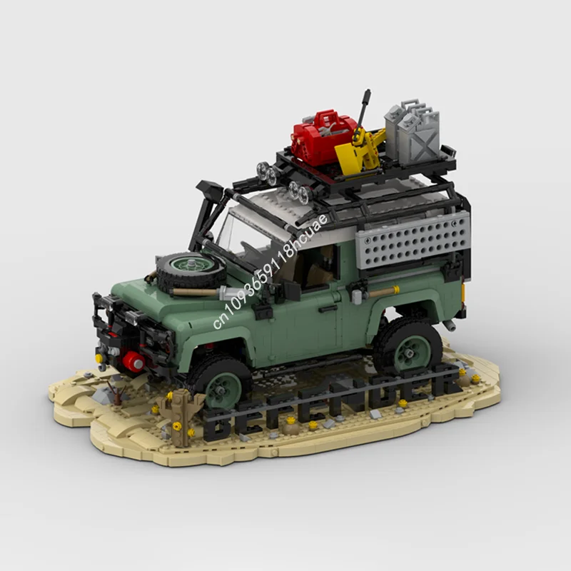 638PCS City Base For 10317 Land Rover Classic Defender Modular Model Moc Building Blocks Stacking Bricks Creative Toys Kid Gift