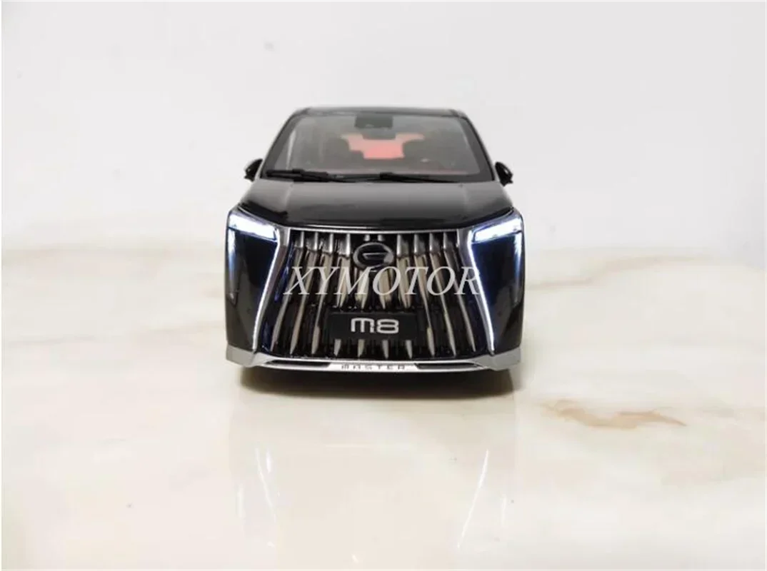 1:18 For GAC Trumpchi M8 GM8 2023 Master's Edition Diecast Car Model Toys Gifts Hobby Display Black Ornaments Collection