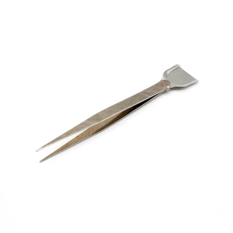 

Stainless Steel Diamond Tweezers with Shovel 2 in 1 Professional Gem Stone Beads Nipper Jewelry Pick Up Tools
