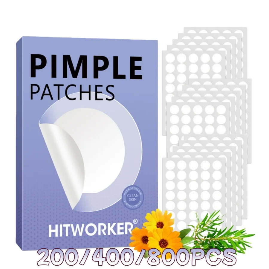 

200/400/800pcspcs acne patches, water-based gel non irritating, suitable for all skin types