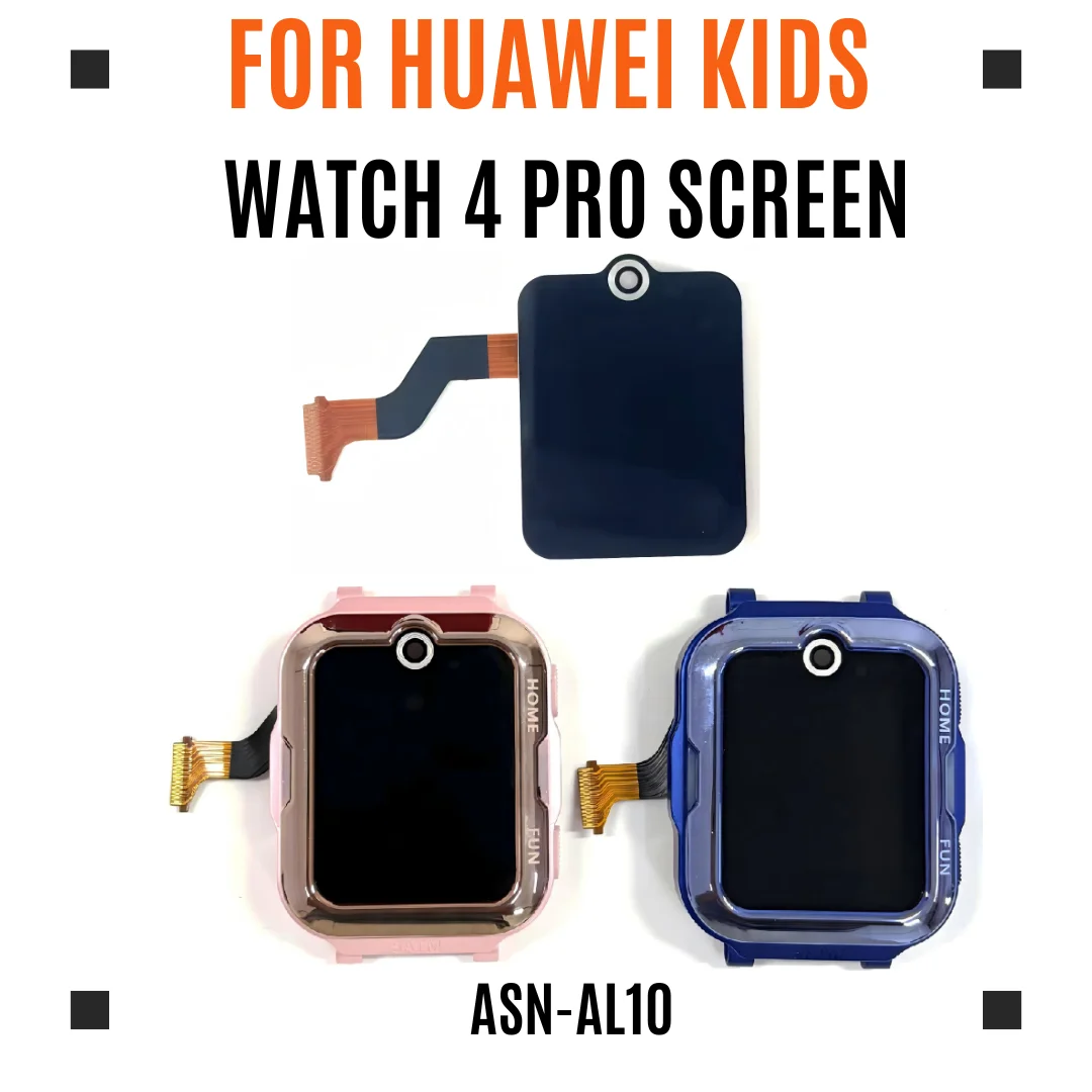 For Huawei Kids Watch 4 Pro ASN-L10 LCD Screen Display Touch Digitizer Replacement AMOLED Full Assembly