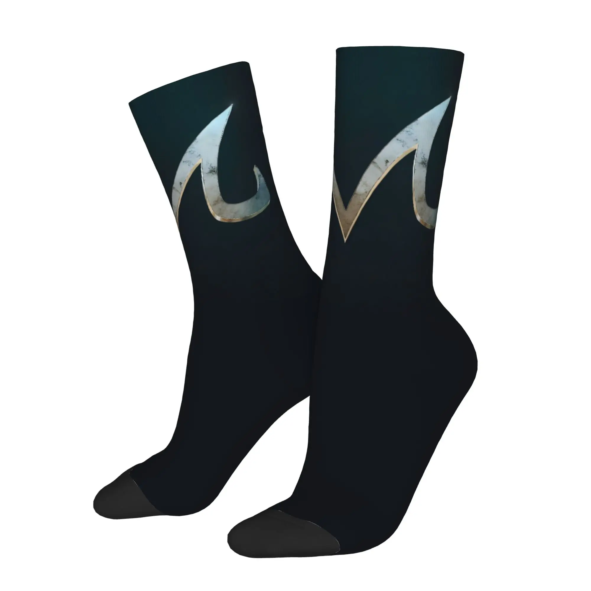 Funny Sock Dragon Ball Majin Symbol Vintage Seamless Pattern Printed Men Socks Novelty Men's Socks