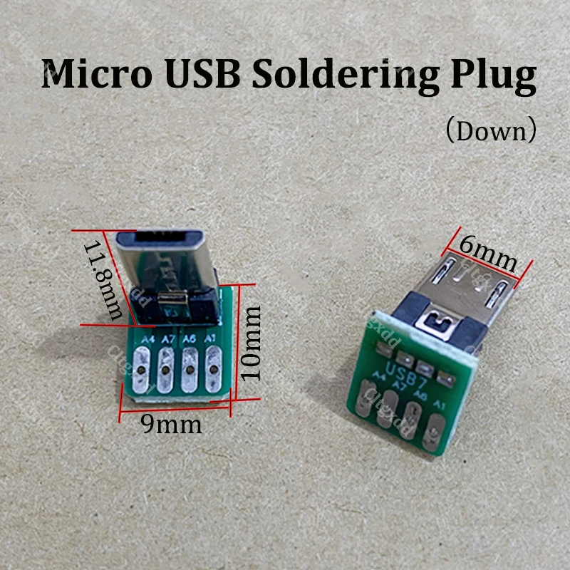 1 Stück USB 2.0 Stecker DIY Lötstecker Gerade/L-Typ Winkel Typ C Micro Stecker-Buchse-Adapter für Auto-DVR-Dashcam Daten- und Stromversorgung – Detail 15