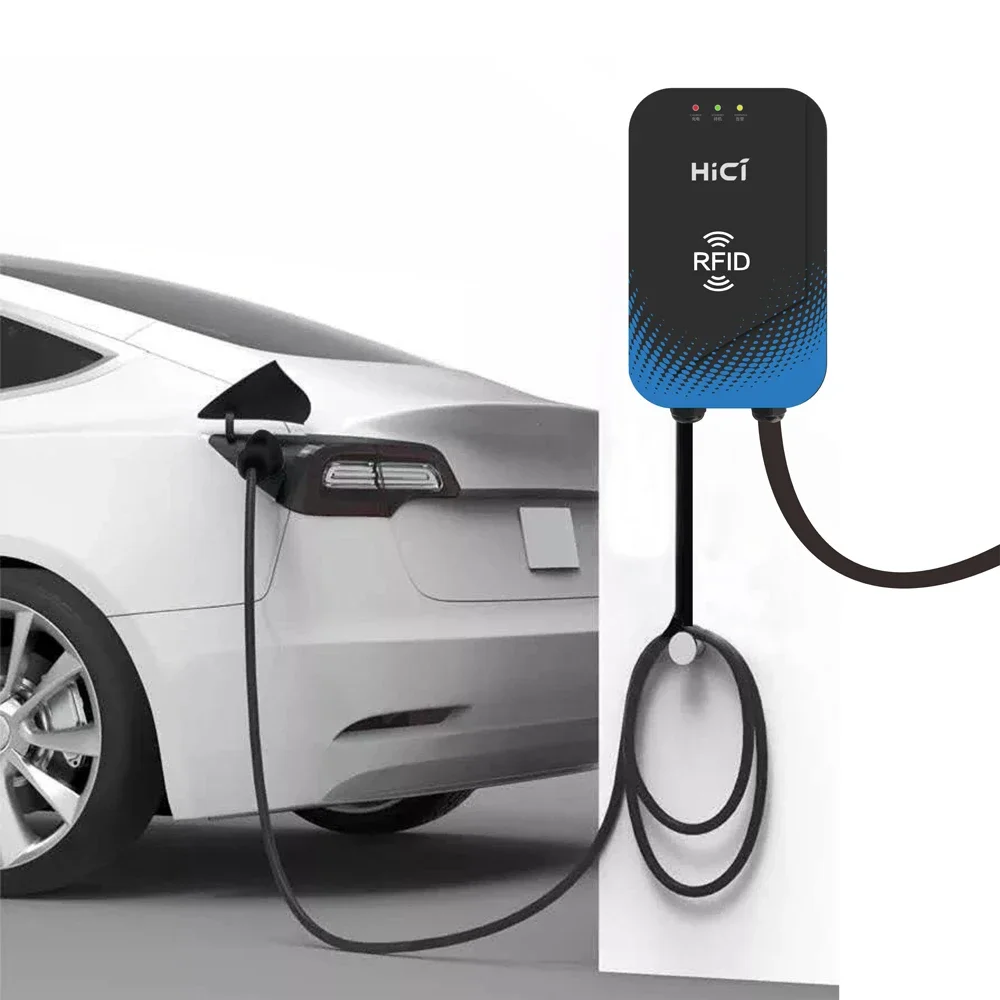 

Electric Car Ev Charging Station 7kw GB/T Plug Ac Ev Charger Type 2 Iec 62196 Electric Car Charging Pile