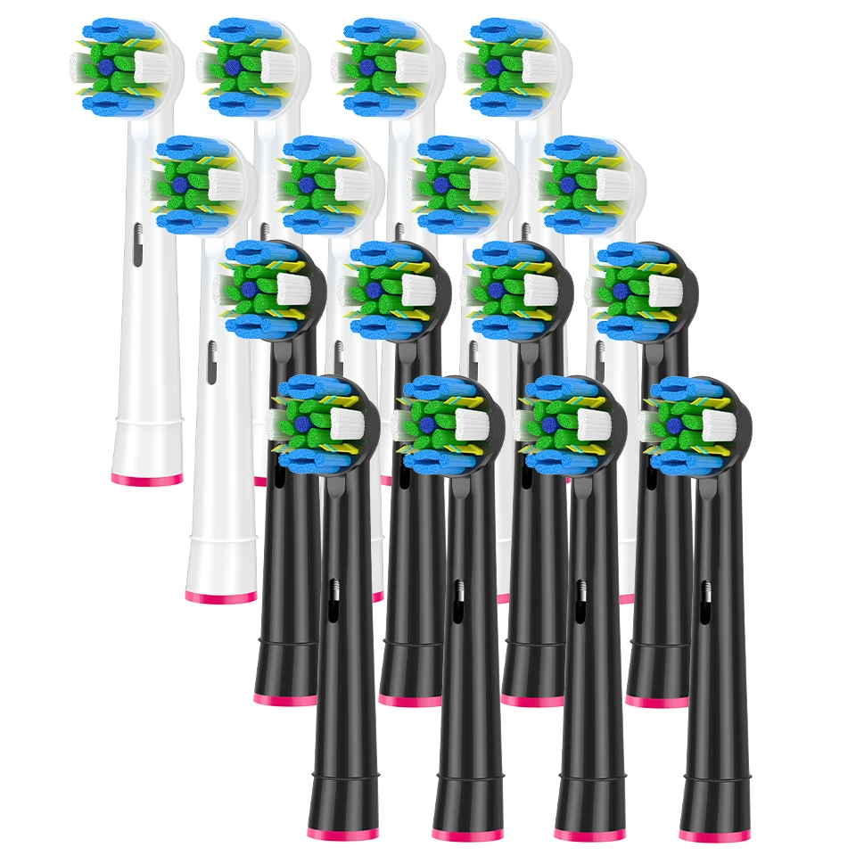 

8/16pcs EB25 EB50 Cross Action Replacement Brush Heads For Oral B D12 D16 D100 3757 3709 pro3 pro1max electric toothbrush