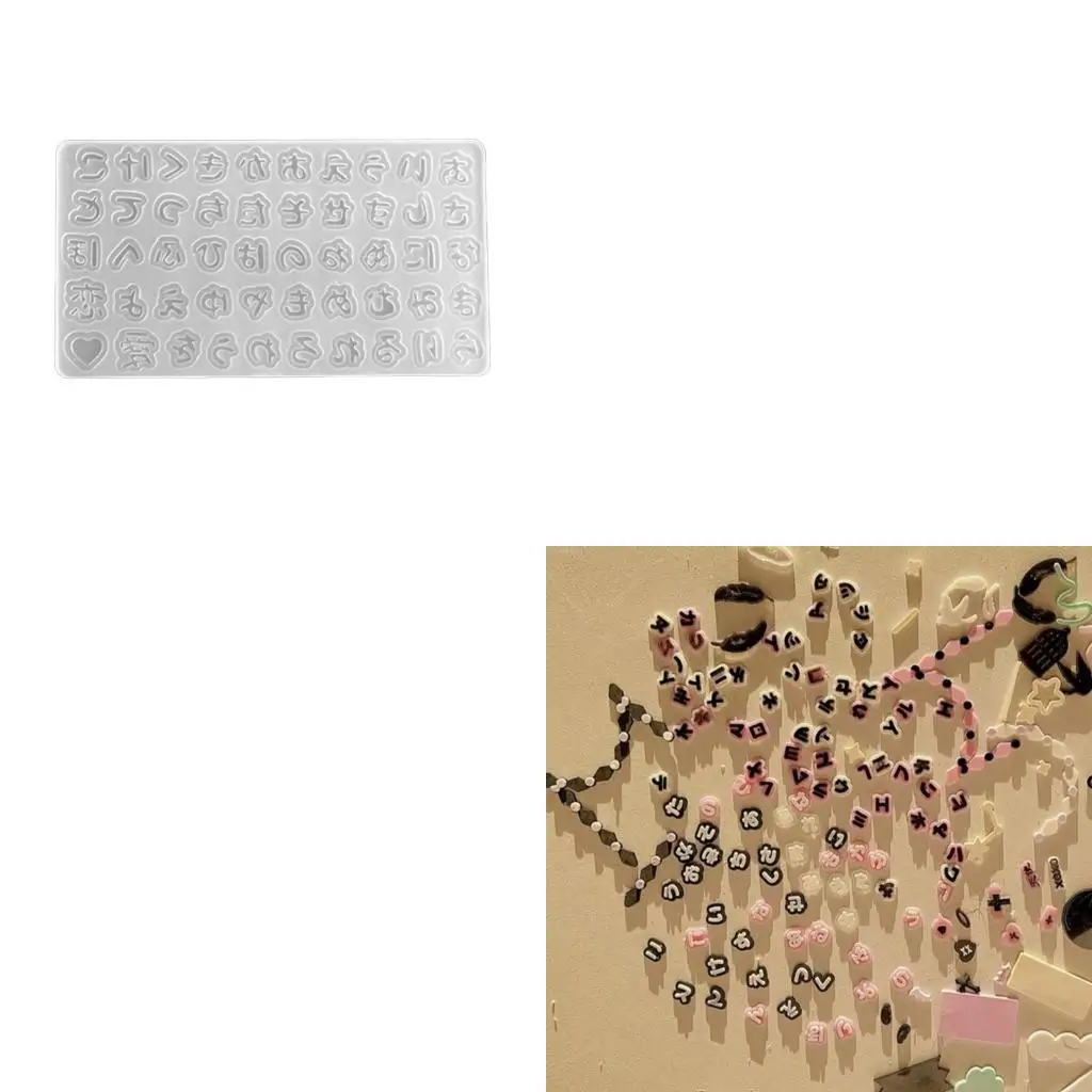 Silicone Sand Filling Mold Crafts Molds Japanese Character Resin Moulds