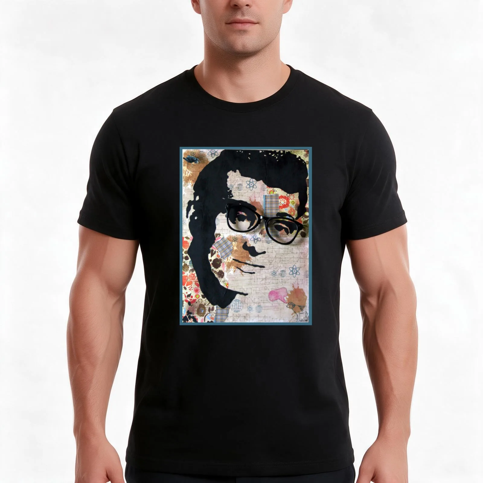 Buddy & the Crickets T-Shirt, Summer Casual Cotton Tee, Oversized Streetwear Tops, Vintage Graphic Print, Loose Fit Short Sleeve