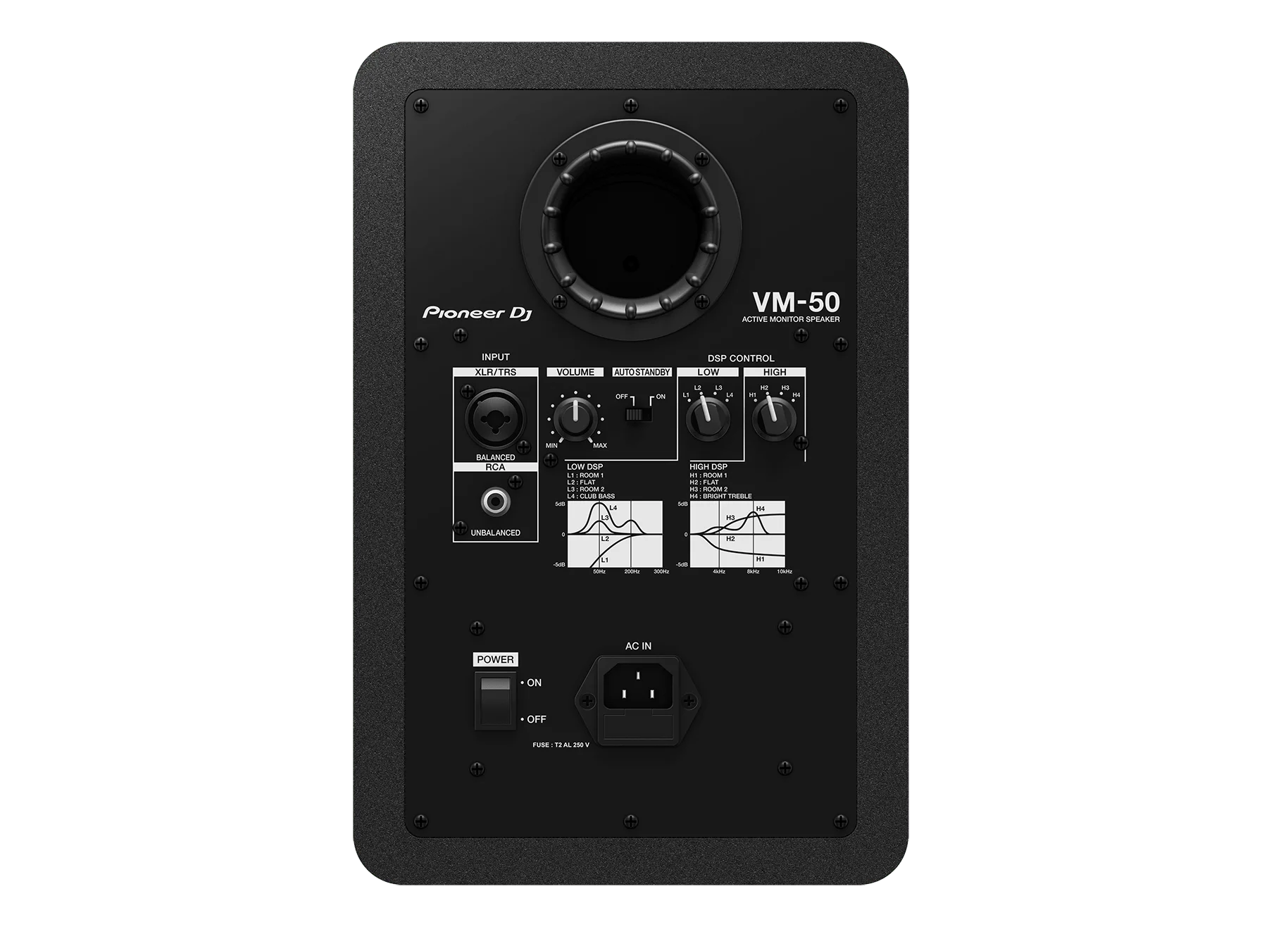 Pioneer VM50 Active Monitor Speaker DJ DJing Production 5-inch Audio Single Balanced Front, Brand New