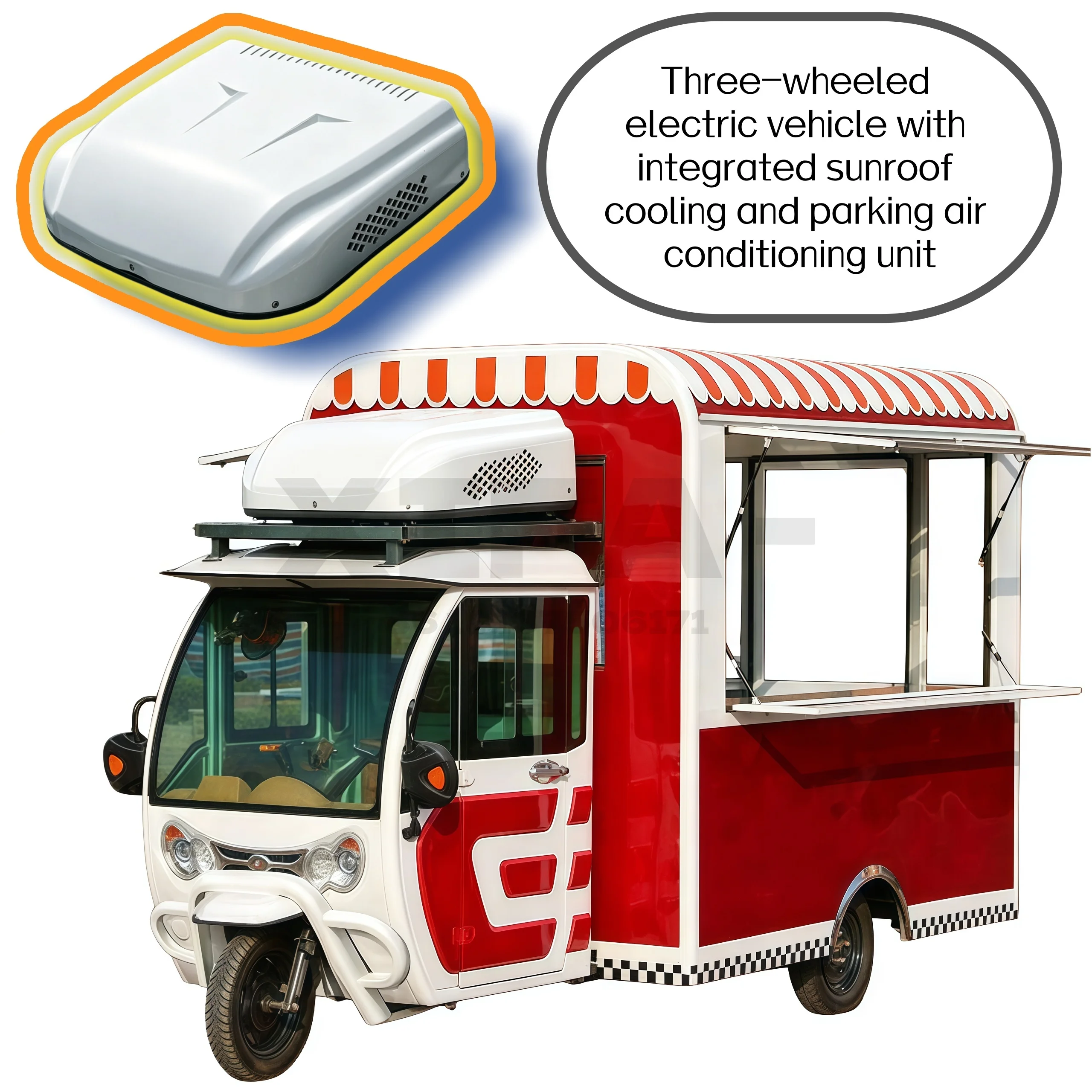 

High Performance 15000 BTU RV Air Conditioning All in One Parking AC for Truck Rooftop 15 Percent Air Flow Increase