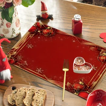Christmas Snowflake Placemat Set 1