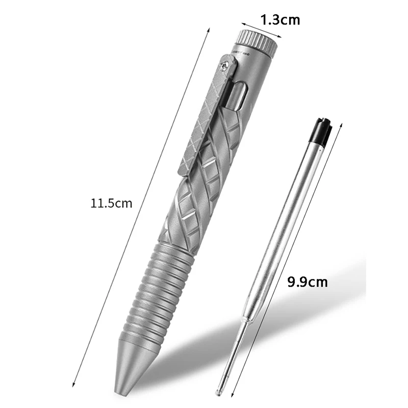 Titanium Alloy Writing Pen Multifunctional Decompression Gyro Pen EDC Portable Pen