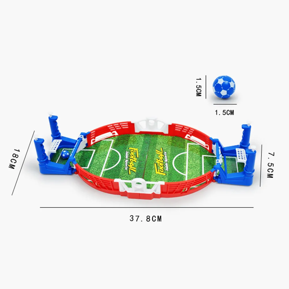 

Mini Tabletop Football Game with 2 Soccer Balls and Field Accessories Compact Size for Kids Hand Eye Coordination Fun Indoor