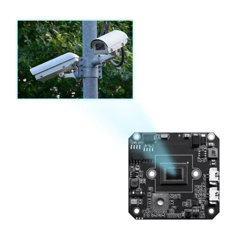 

New 8MP 4K 30fps Solution Master IMX415 CMOS Sensor CCTV Security Digital IP Camera Module PCB Compatible With LOS and Android