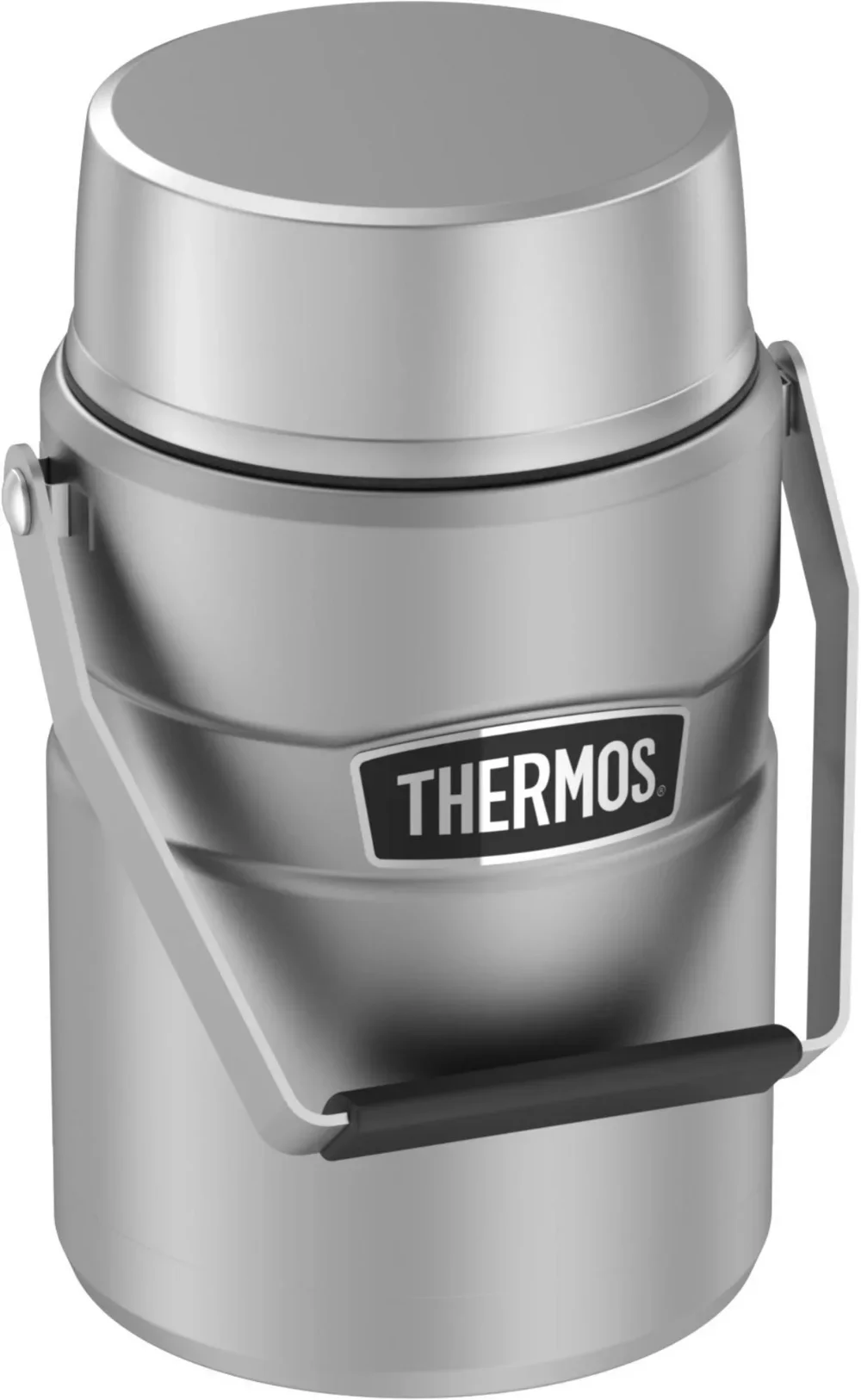 Thermos Stainless King Food Jar, Matte Steel, 47 Ounce