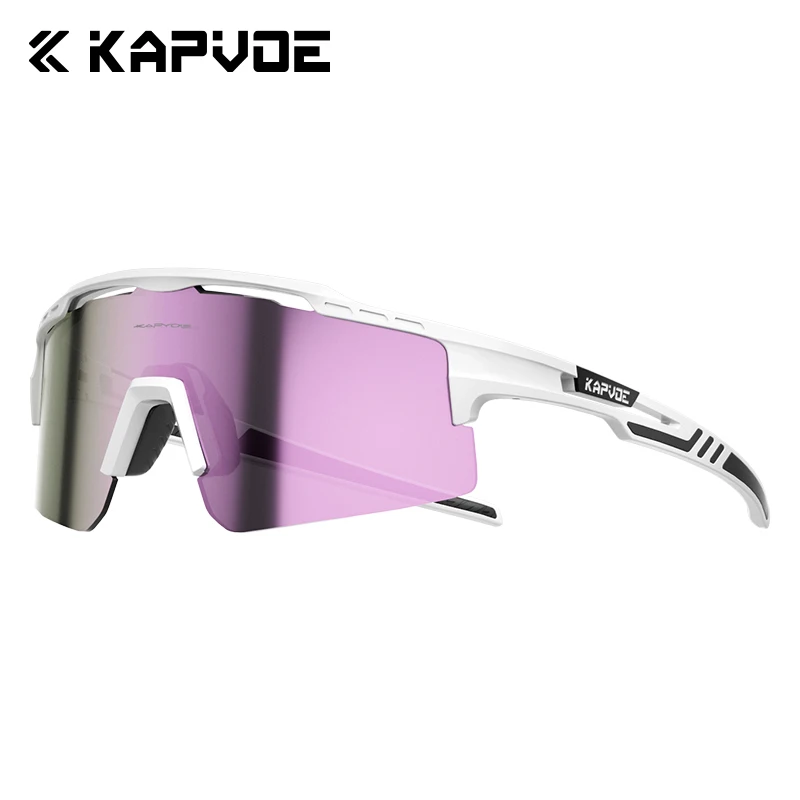 KAPVOE UV400 Protection Men Women Sports Eyewear Outdoor Riding Goggles Hiking Glasses MTB Road Bike Sunglasses Cycling Glasses