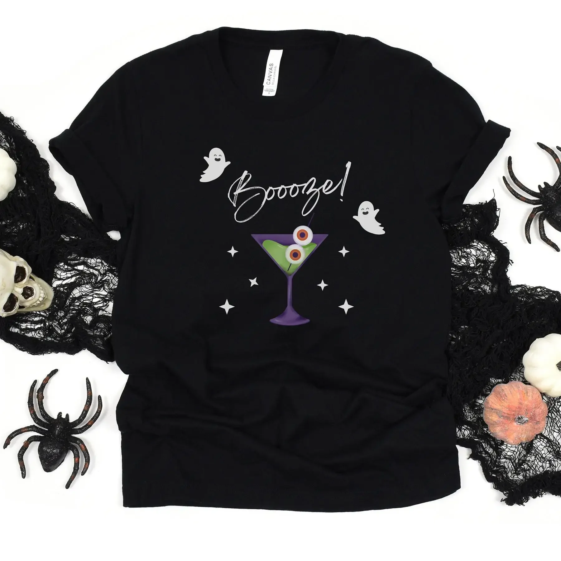 

Funny Halloween T Shirt Night Out Zombie Bar Crawl Couples Party Costume