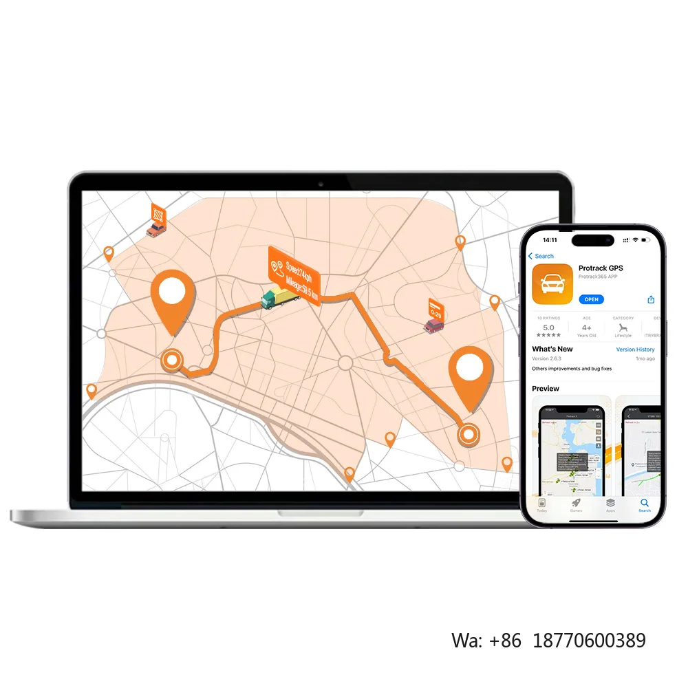 Protrack GPS Tracker Mini Car Navigation System Dashboard Dashboard GPS Steering System Glonass GSM for Tractor Guidance Vehicle