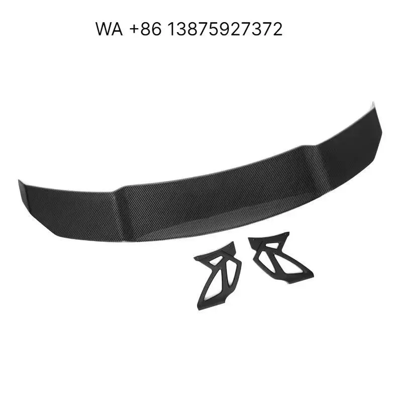 Wmwmnu V Style Rear Wing Spoiler Tailfin for Performance Upgrade Parts for Most Three Box Sedans