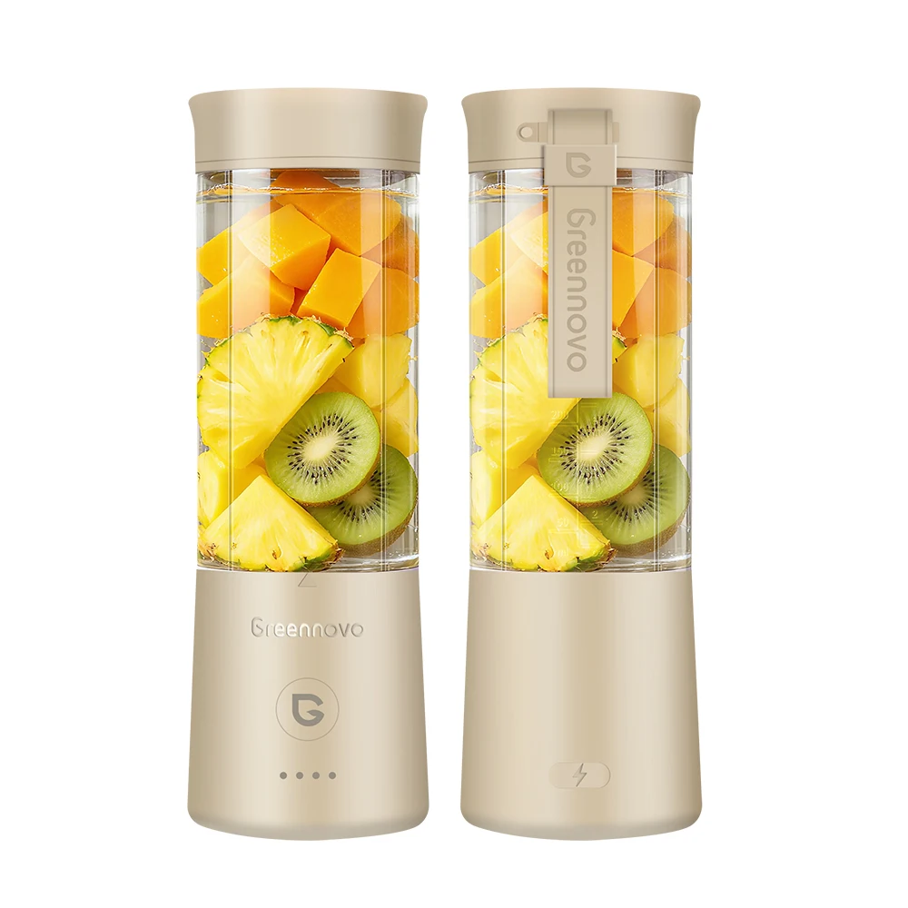 Portable USB Rechargeable Juicer Cup Two Speed Fruit Blender Smoothie Maker Travel Drink Mixer for Home Outdoor Use