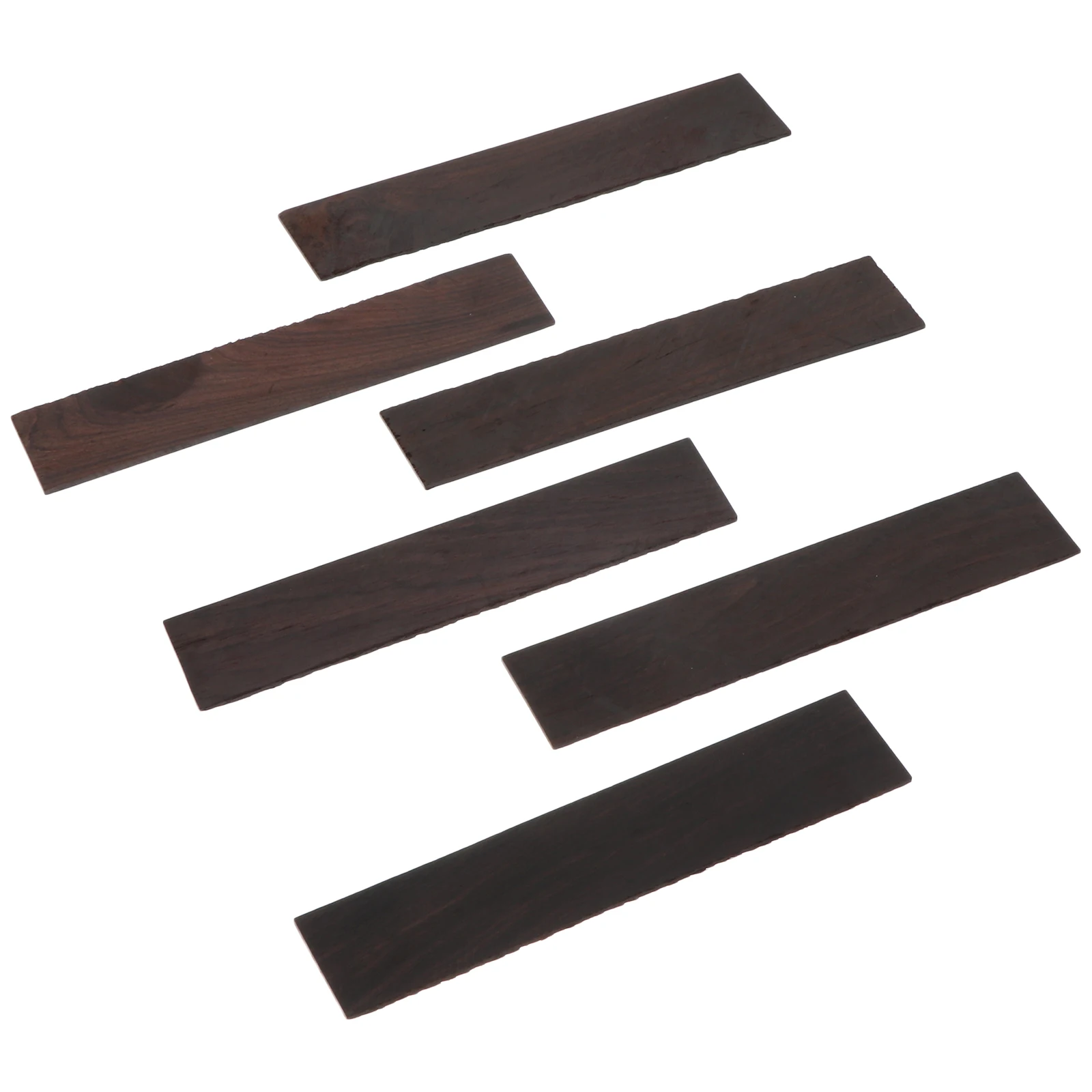 6pcs Graffiti Diy Bookmark Wooden Unfinished Material Blank For Engraving School Office Students Writers Readers Wood Marker