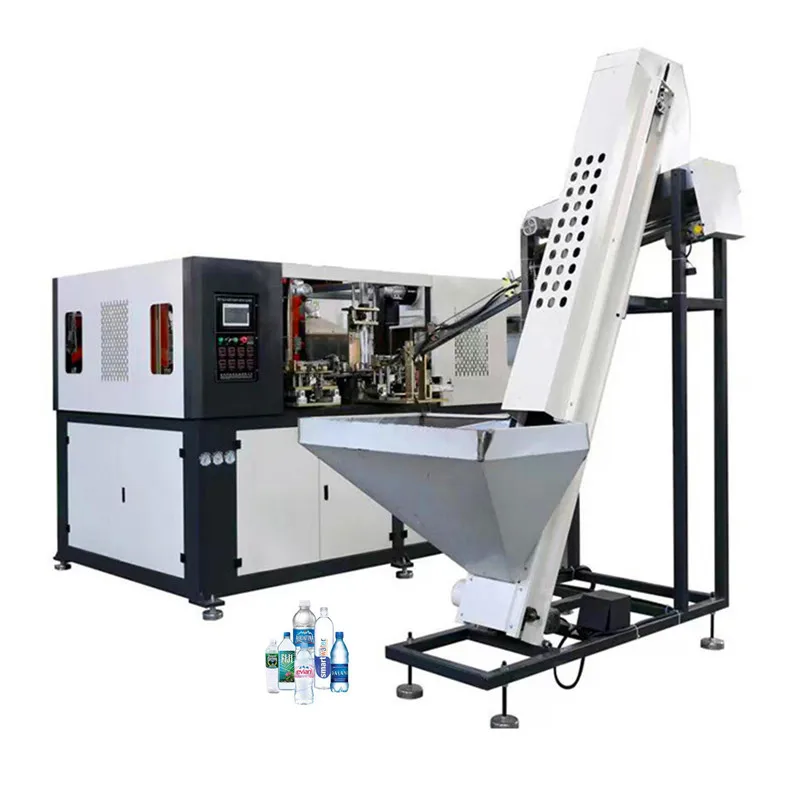 Customized Stable Plastic Detergent Bottle Making Machinery 2 Cavity Full Automatic PET Blowing Machine For 500 Ml To 2 Liter B