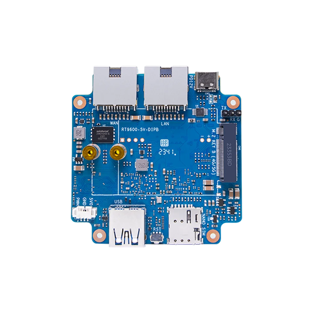 Imagem -02 - Banana pi Bpi-wifi6 Mini Roteador de Código Aberto Triductor Tr6560 Tr5220 Wifi Soc Dual Core Braço Cortex-a9 1.2g hz Placa de Roteamento Inteligente