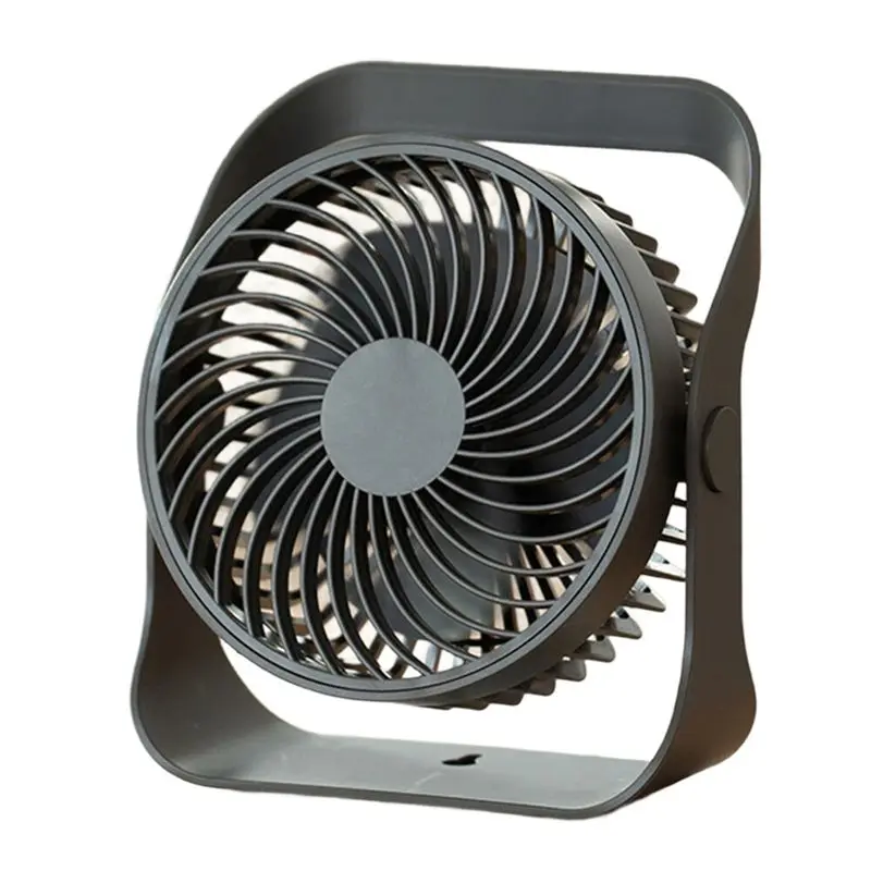 AB11-Desktop Can Be Wall Mounted Fan Home Portable Handheld Rechargeable Fan Four-Speed High Wind Speed Fan
