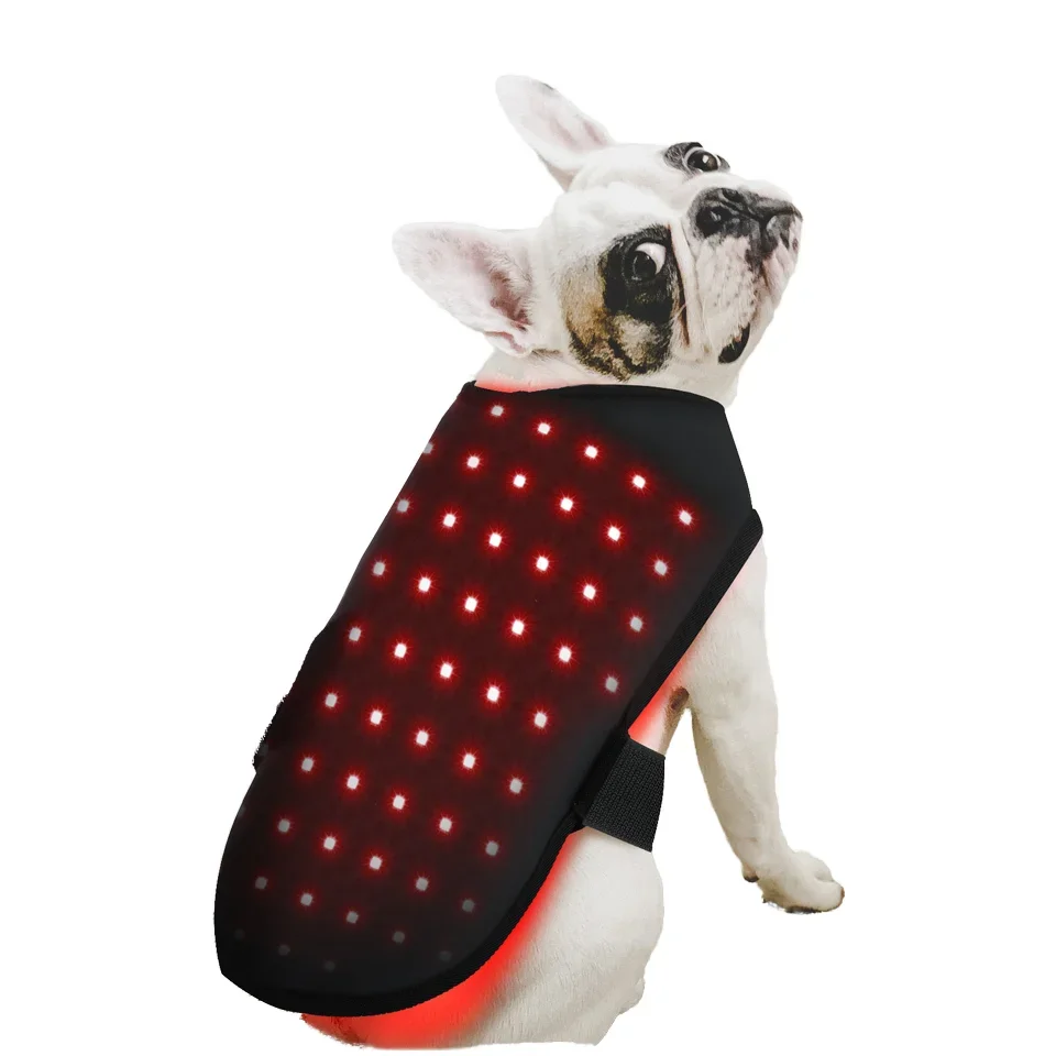 

New LED Red Infrared Light Dog Clothes Animal Therapy Wrap Belt Red Light Therapy Dog Coat for Pet